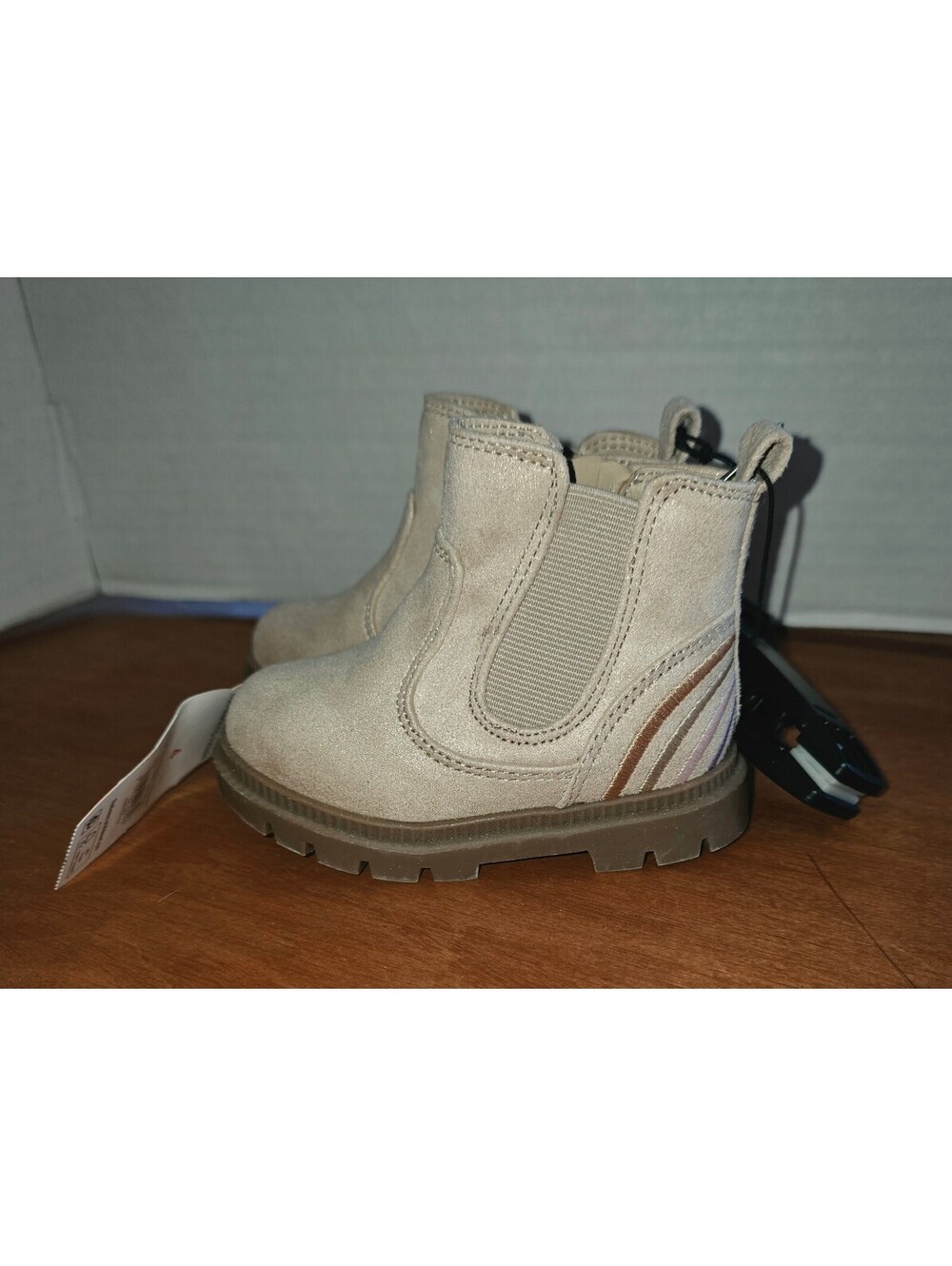 Wonder Nation infant girls Chelsea boot sz 4 NWT